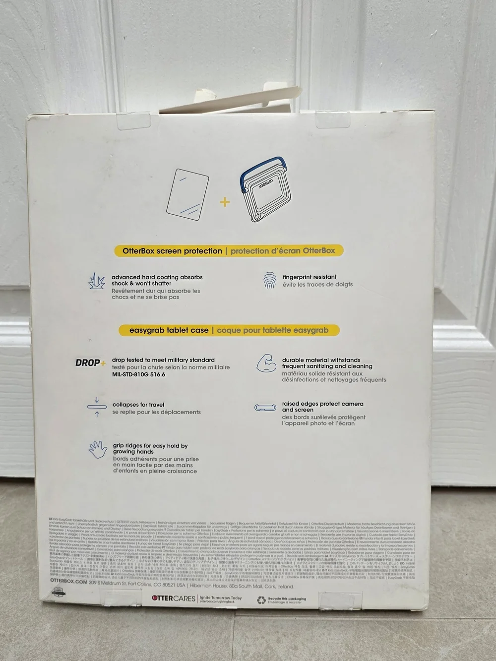 Otterbox Case for iPad 10th generation  EasyGrab Series  Never Blue